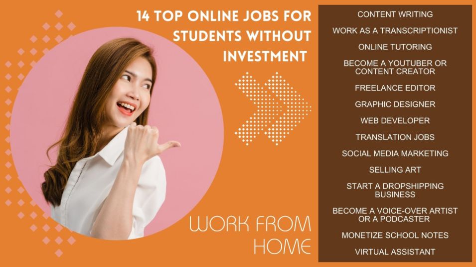 Top 14 Online Jobs for Students in 2023